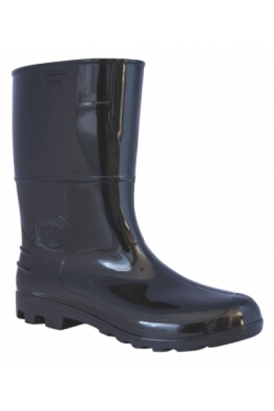 Bota PVC curta preta (41) - Kadesh